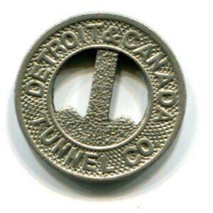 Detroit & Canada Tunnel Co. Transit Token (b857-25)